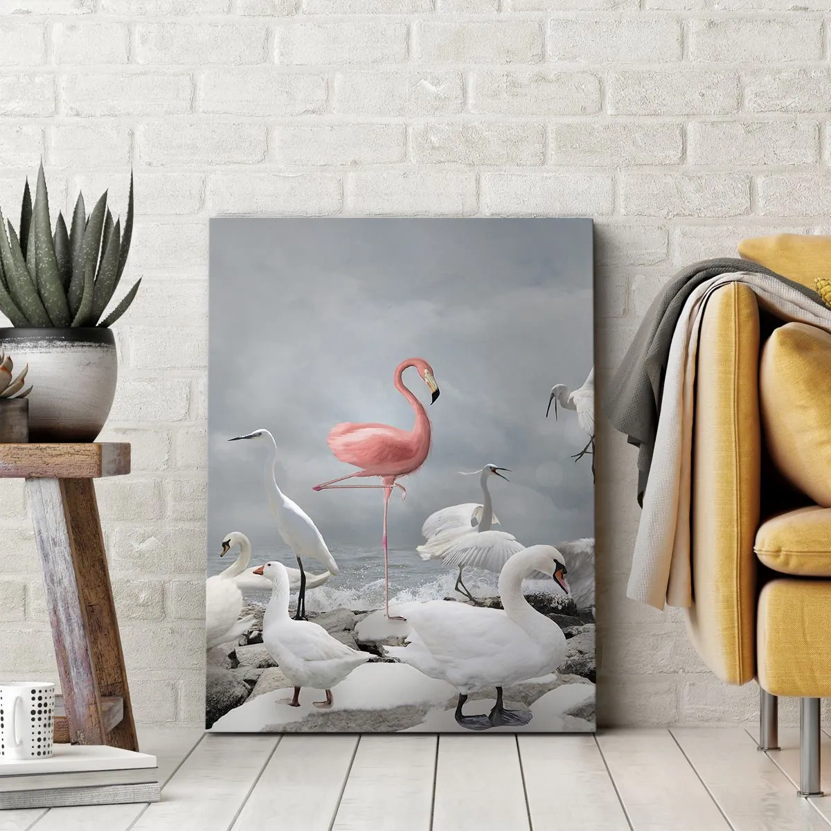 Quadro em tela - Como vim parar aqui? - 50x70 cm