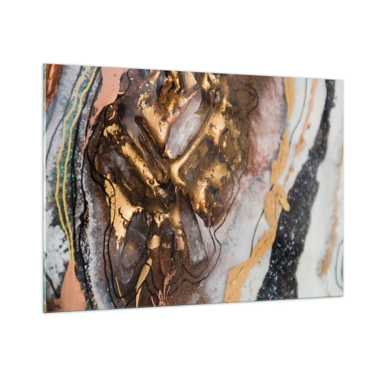 Quadro em vidro - O elemento terra - 100x70 cm