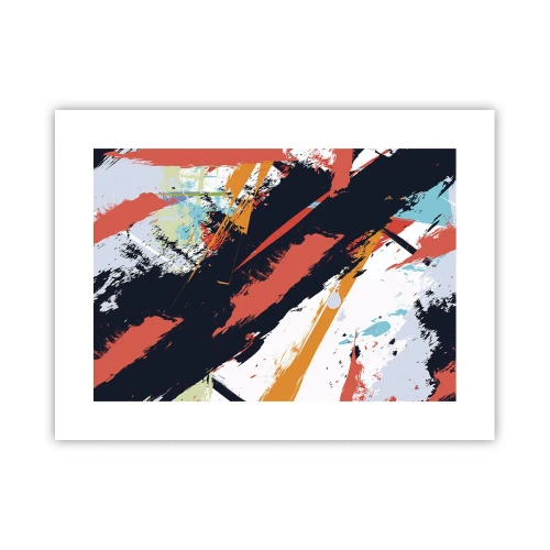 Pôster - Composição dinâmica - 40x30 cm