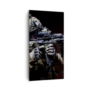 Quadro em tela - Mortalmente eficaz - 55x100 cm