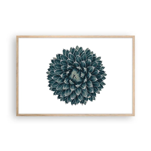 Pôster com moldura de carvalho claro - Estrela do Deserto - 91x61 cm