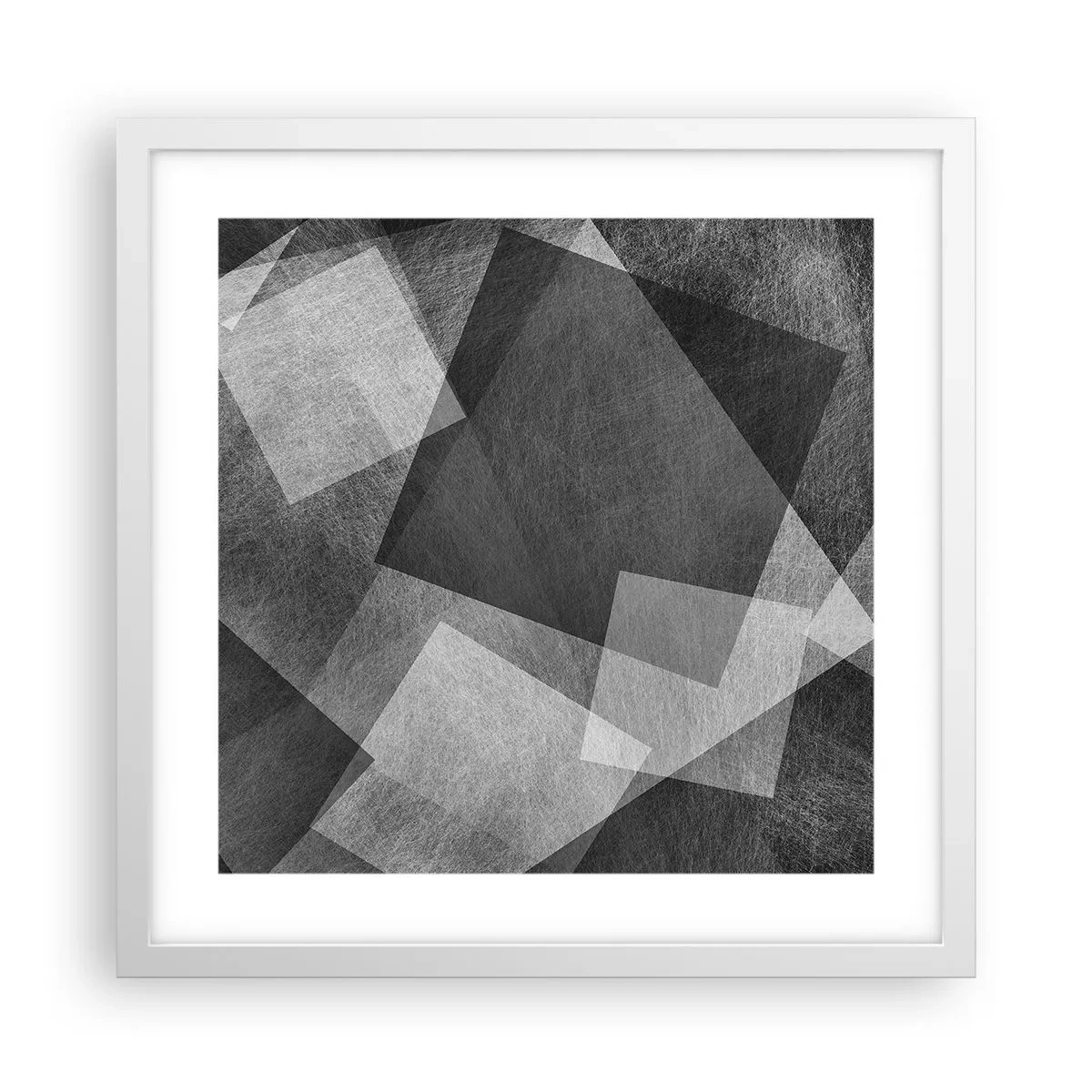 Pôster em moldura branca - Um eterno símbolo da durabilidade e da ordem - 40x40 cm