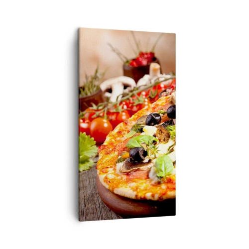 Quadro em tela - Ingredientes telúricos - 45x80 cm