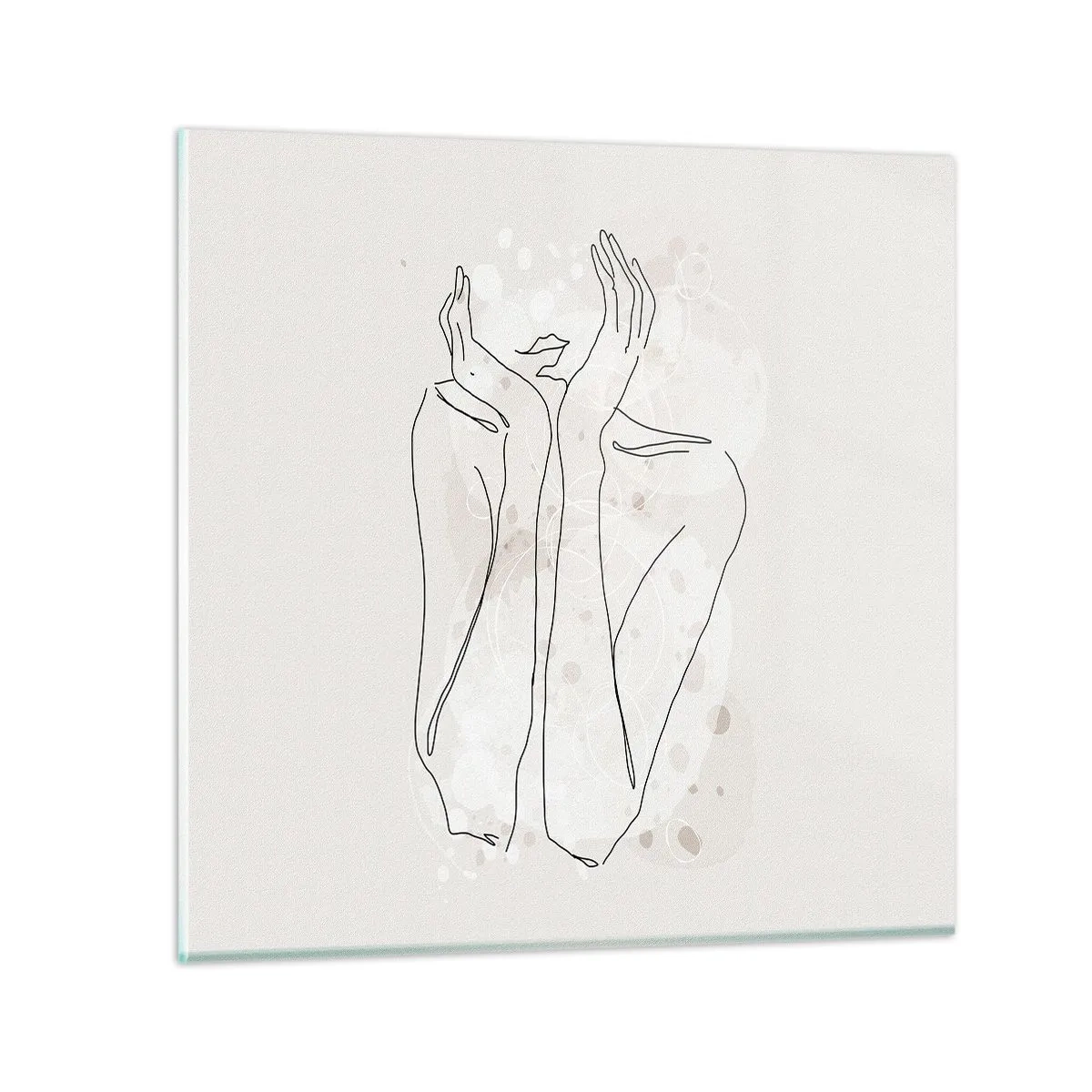 Quadro em vidro - Momento de sonho - 50x50 cm