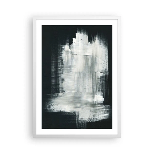 Pôster em moldura branca - Entrelaçado na vertical e horizontal - 50x70 cm