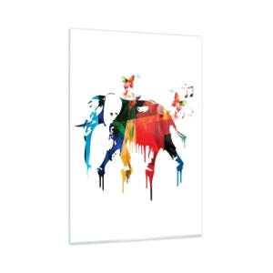 Quadro em vidro - Todos podem dançar - 80x120 cm