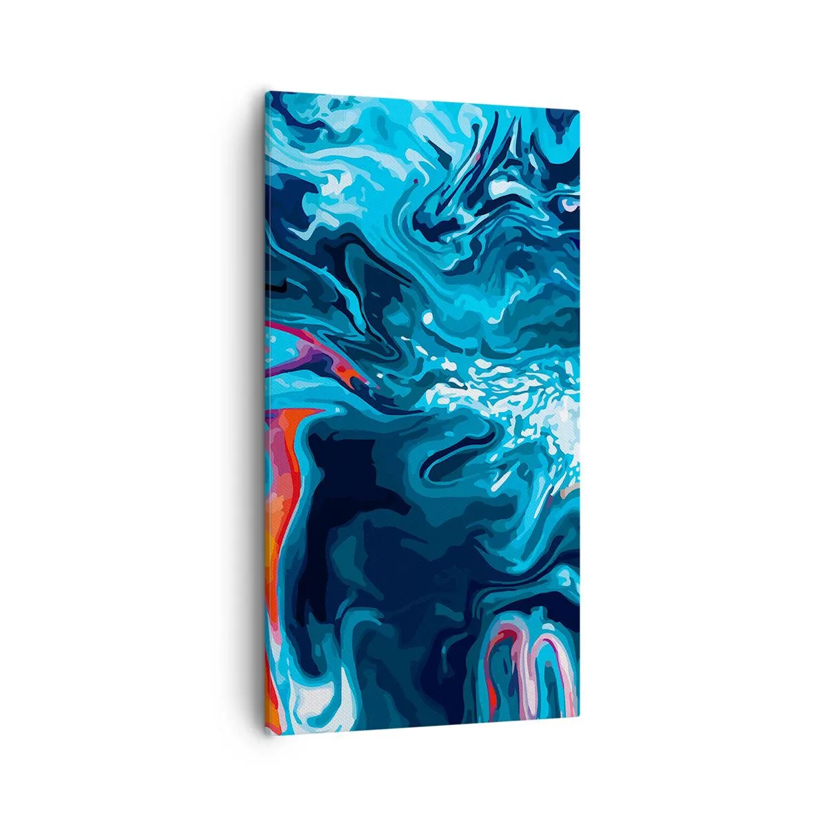 Quadro em tela - Viagem ao centro do céu - 55x100 cm