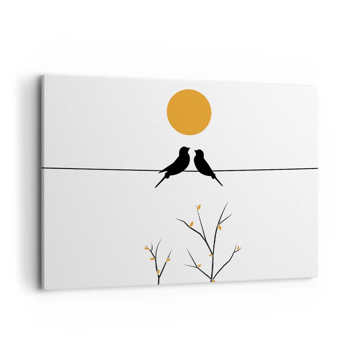 Quadro em tela - A noite dos rouxinóis - 100x70 cm