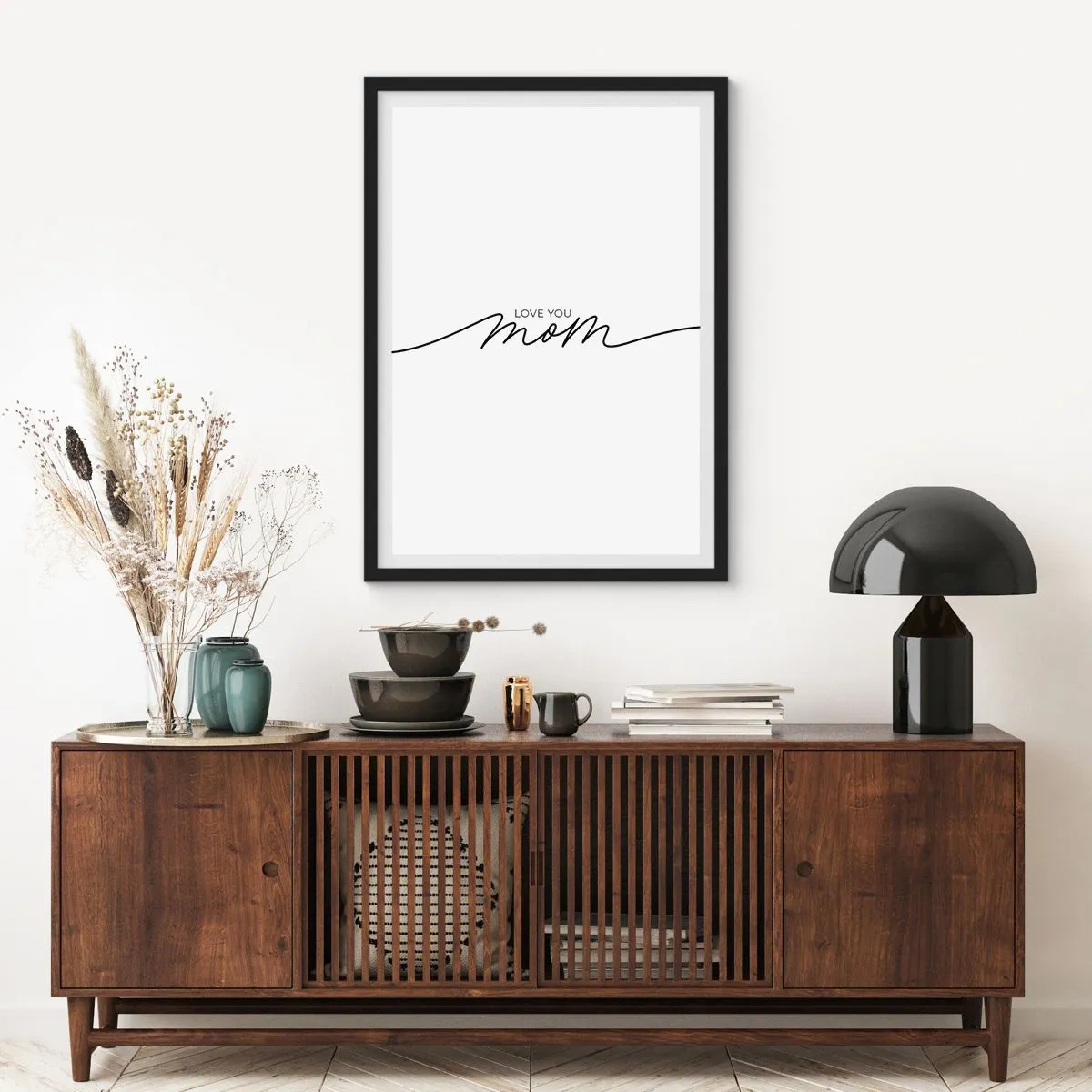 Pôster com moldura preta - Uma grande emoção - 70x100 cm