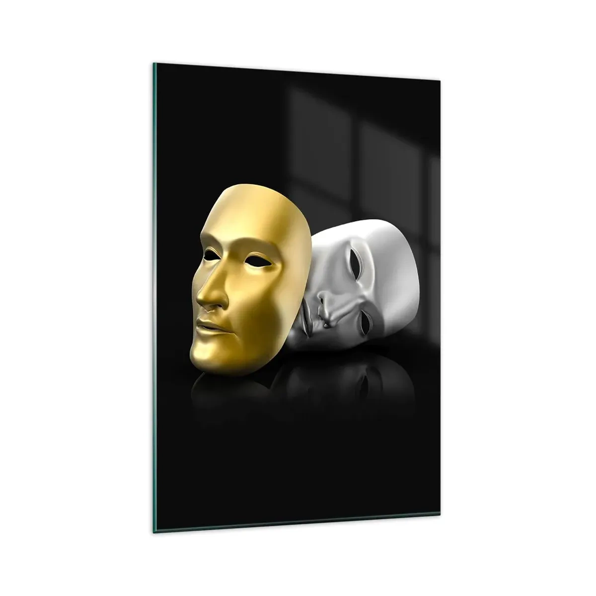 Quadro em vidro - A vida é um teatro - 80x120 cm