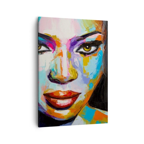 Quadro em tela - É impossível tirar os olhos - 50x70 cm