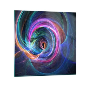 Quadro em vidro - Para onde quer me levar? - 40x40 cm
