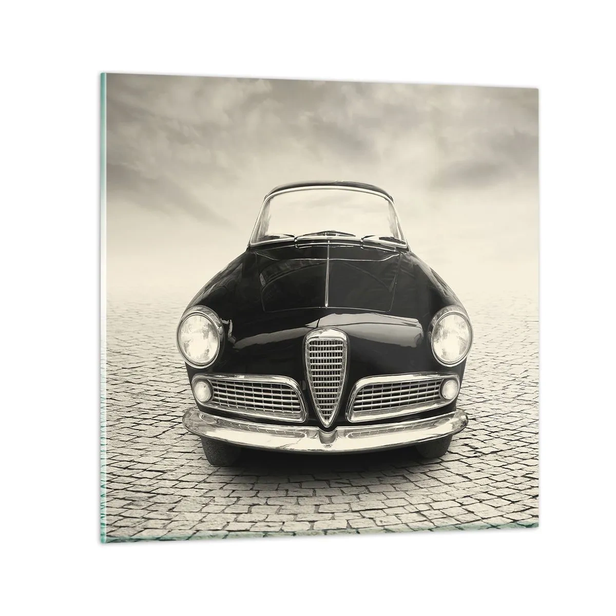 Quadro em vidro - E como não me amar? - 40x40 cm