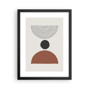 Pôster com moldura preta - Em destaque - 30x40 cm