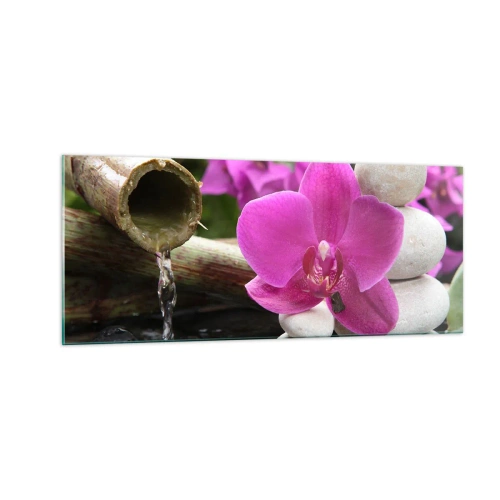 Quadro em vidro - Descanso imediato - 100x40 cm