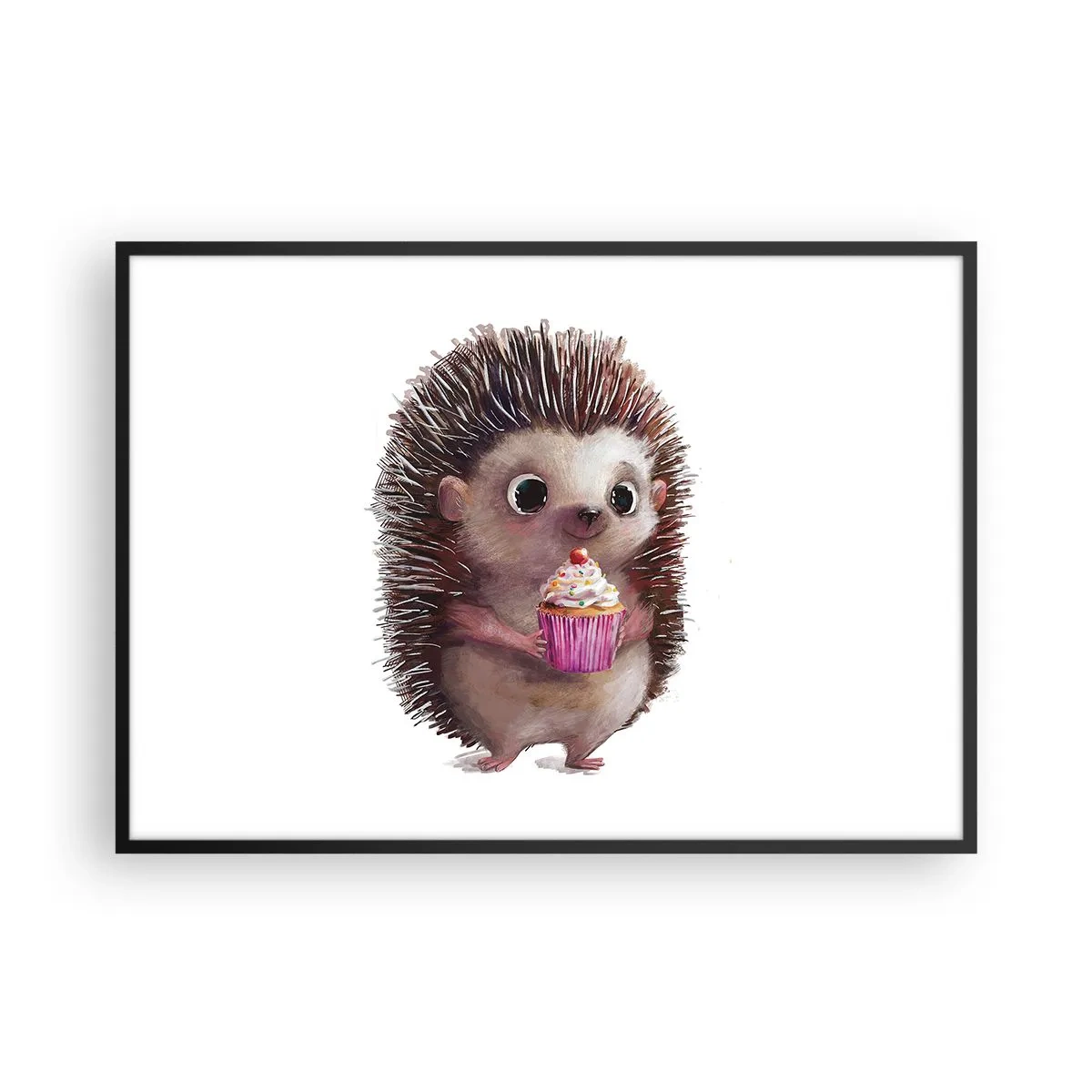 Pôster com moldura preta - A celebração é diária - 100x70 cm