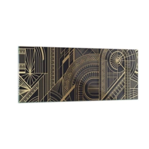 Quadro em vidro - Conceitos, ideias, planos - 100x40 cm