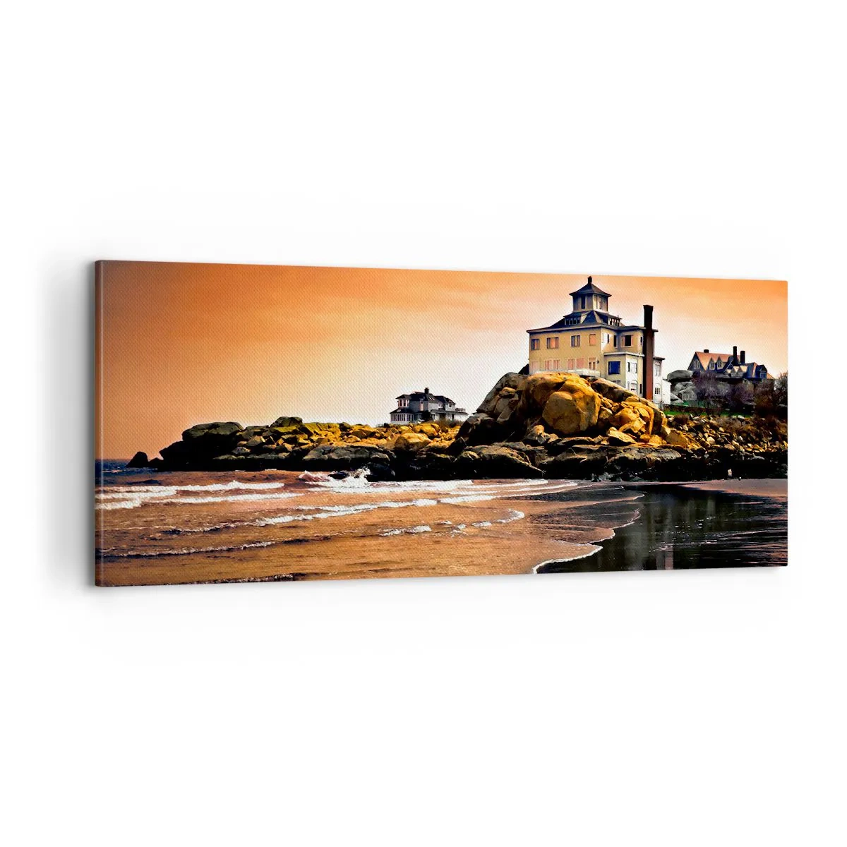 Quadro em tela - Elegância da Costa Oeste - 100x40 cm