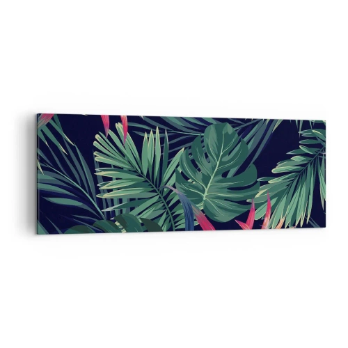 Quadro em tela - Queimar em verde - 140x50 cm