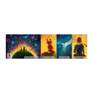 Amostra de Papel de Parede Standard Eco - Amor e amizade - o mundo inteiro - Para crianças, Amizade, Abstração - 100x30 cm