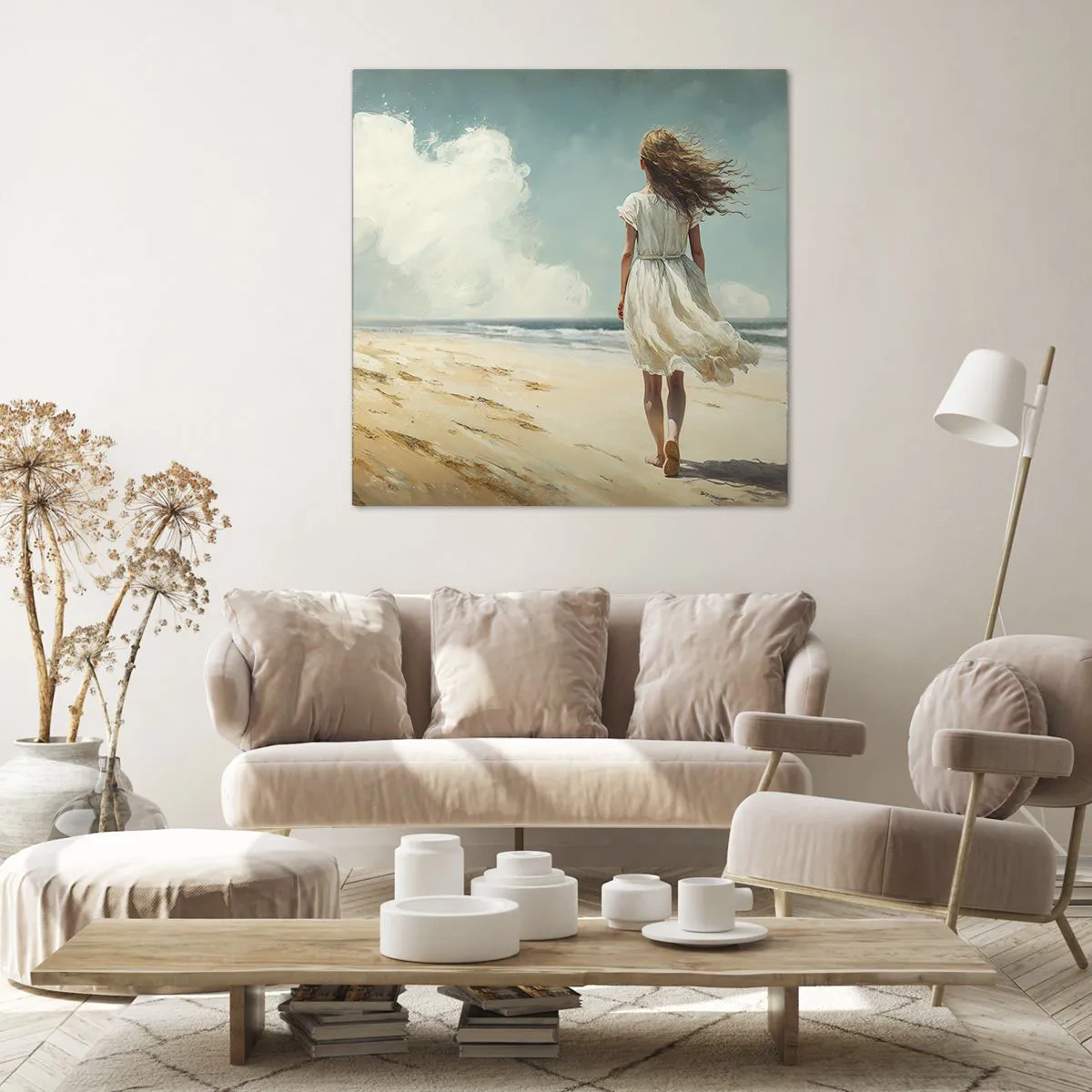 Quadro em tela - Para encontrar o sol e o vento - 40x40 cm