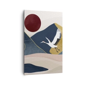 Quadro em tela - E o dia acaba novamente - 80x120 cm