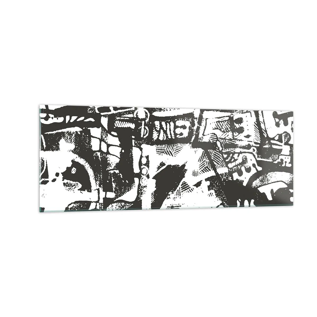 Quadro em vidro - Ordem ou caos? - 140x50 cm