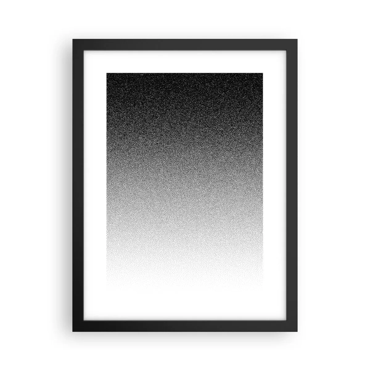 Pôster com moldura preta - Em direção à luz - 30x40 cm