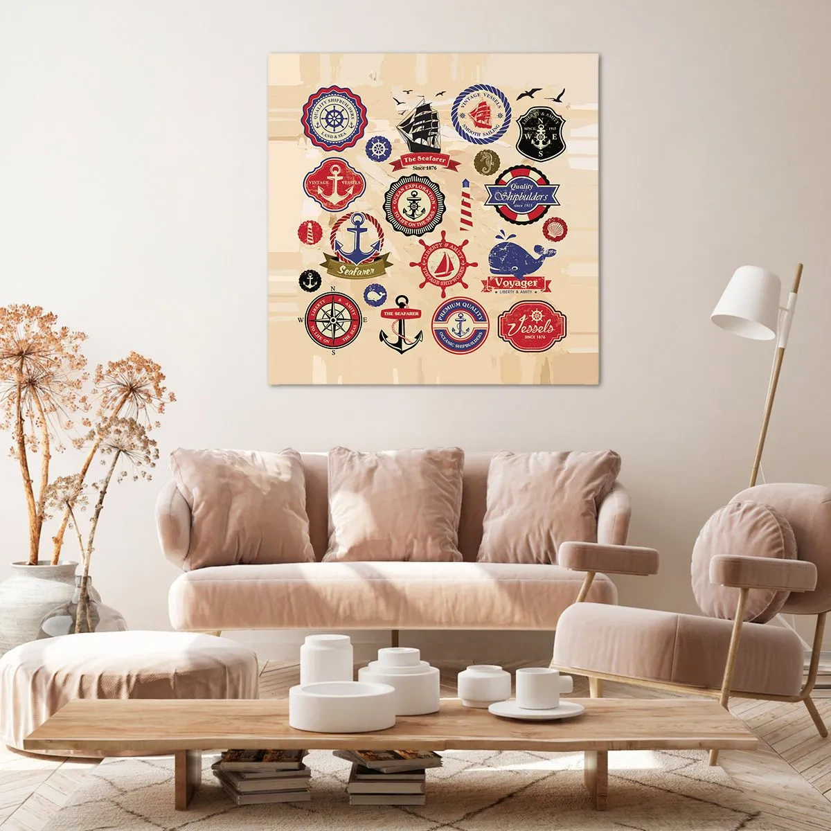 Quadro em tela - Irmandade da vela - 70x70 cm