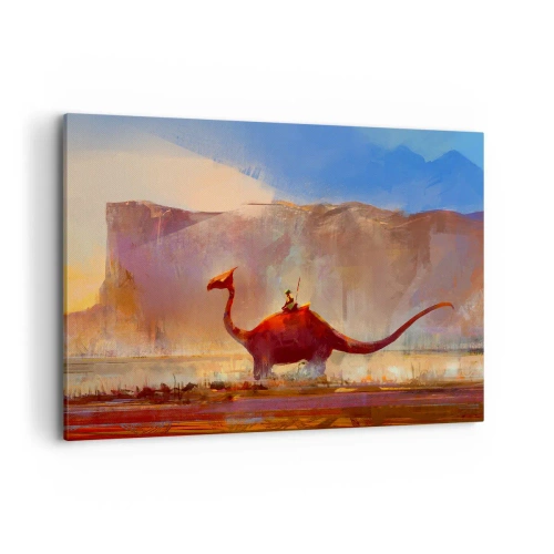 Quadro em tela - Se não estivessem extintos - 100x70 cm