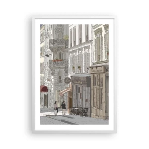 Pôster em moldura branca - Alegrias urbanas - 50x70 cm