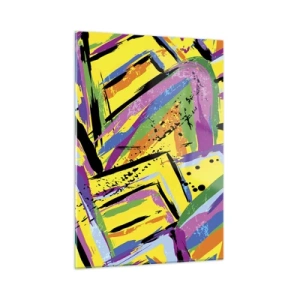 Quadro em vidro - Grito de alegria - 50x70 cm