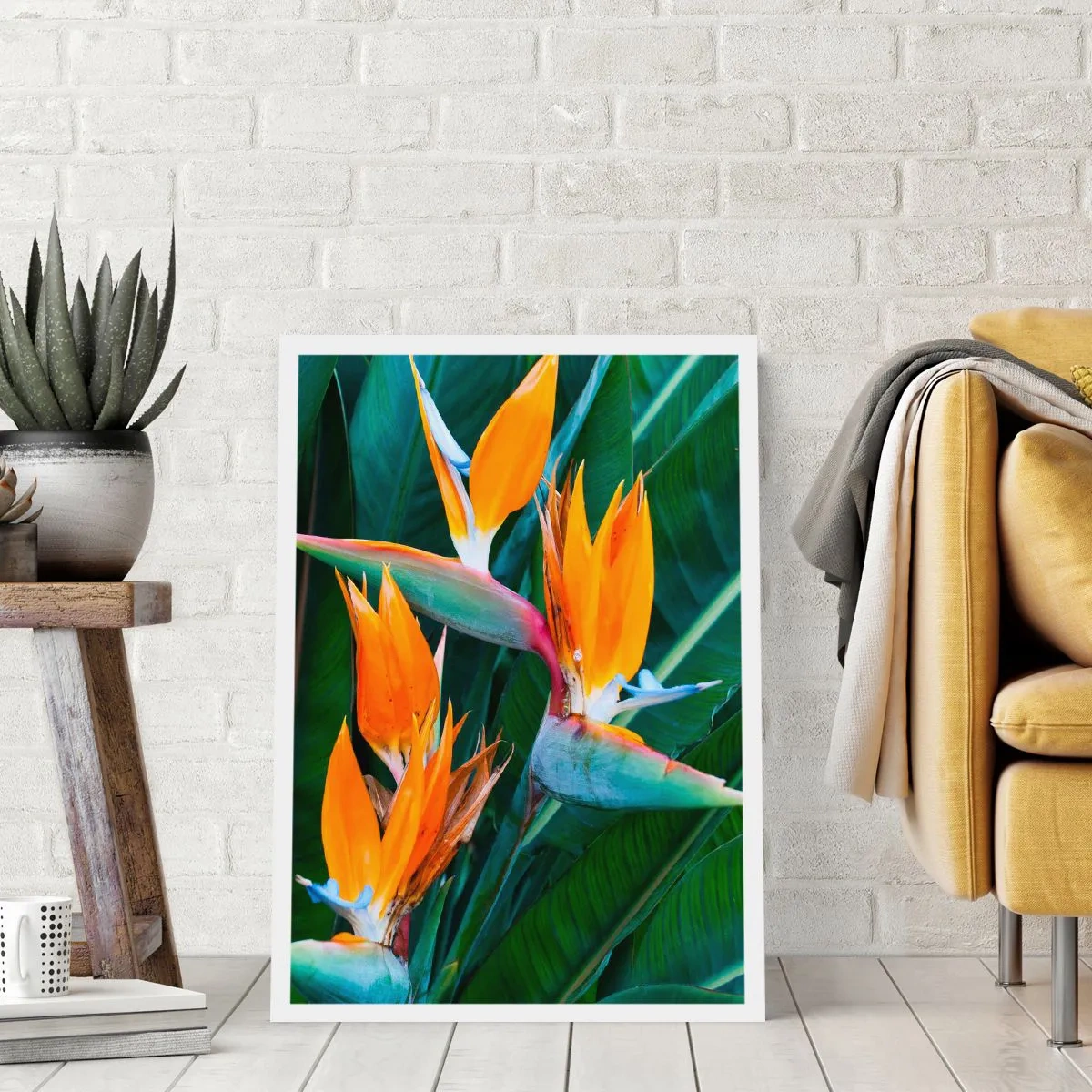 Pôster - É uma flor ou é um pássaro? - 70x100 cm