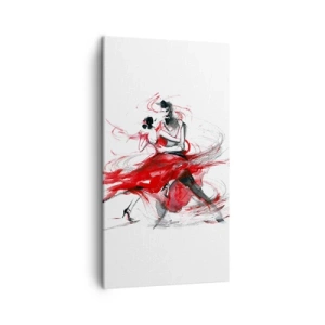 Quadro em tela - Tango - o ritmo da paixão - 45x80 cm