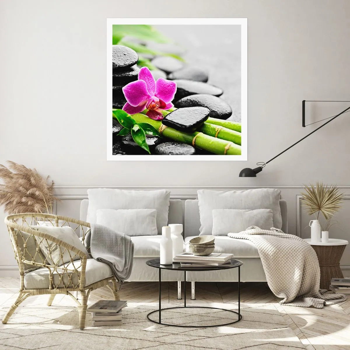 Pôster - Calmo equilíbrio - 40x40 cm