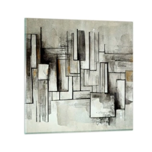 Quadro em vidro - O poder da simplicidade - 30x30 cm
