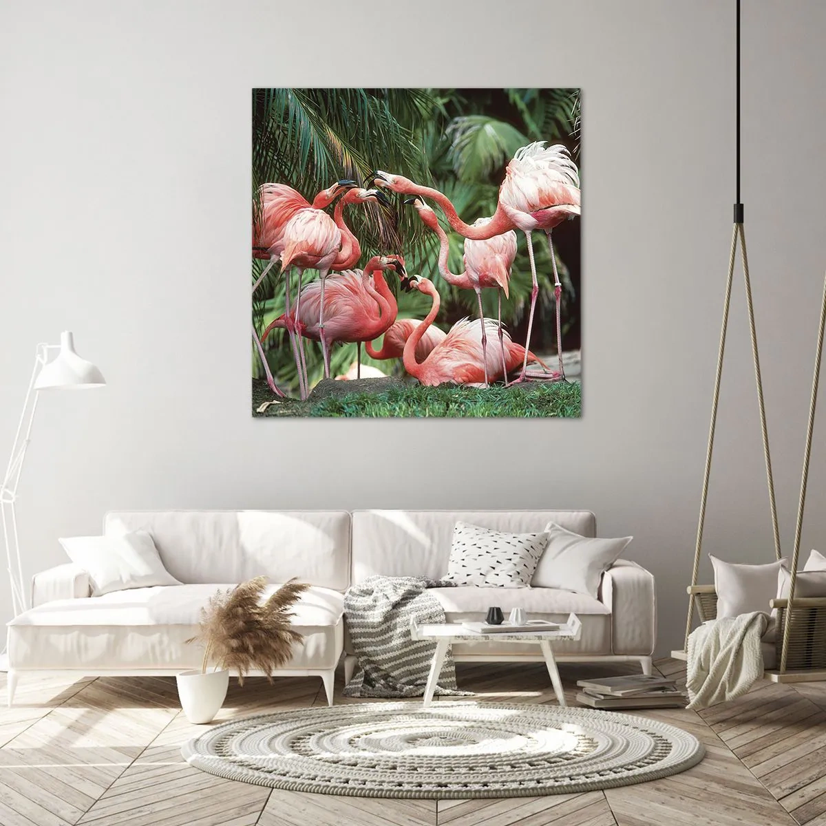 Quadro em tela - Fofocas da tarde - 50x50 cm