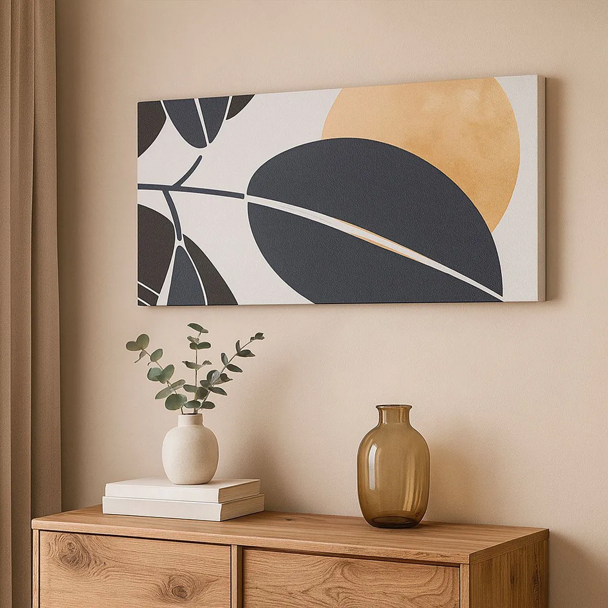 Quadro em tela - Um dia quente de verão - 100x40 cm