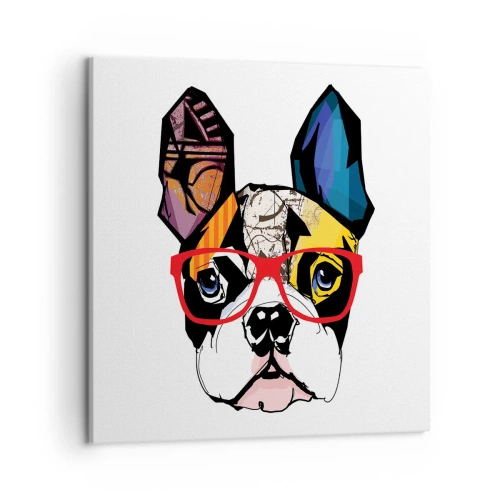 Quadro em tela - Intelectual - 50x50 cm
