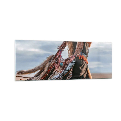 Quadro em vidro - Namorada do Xamã - 140x50 cm
