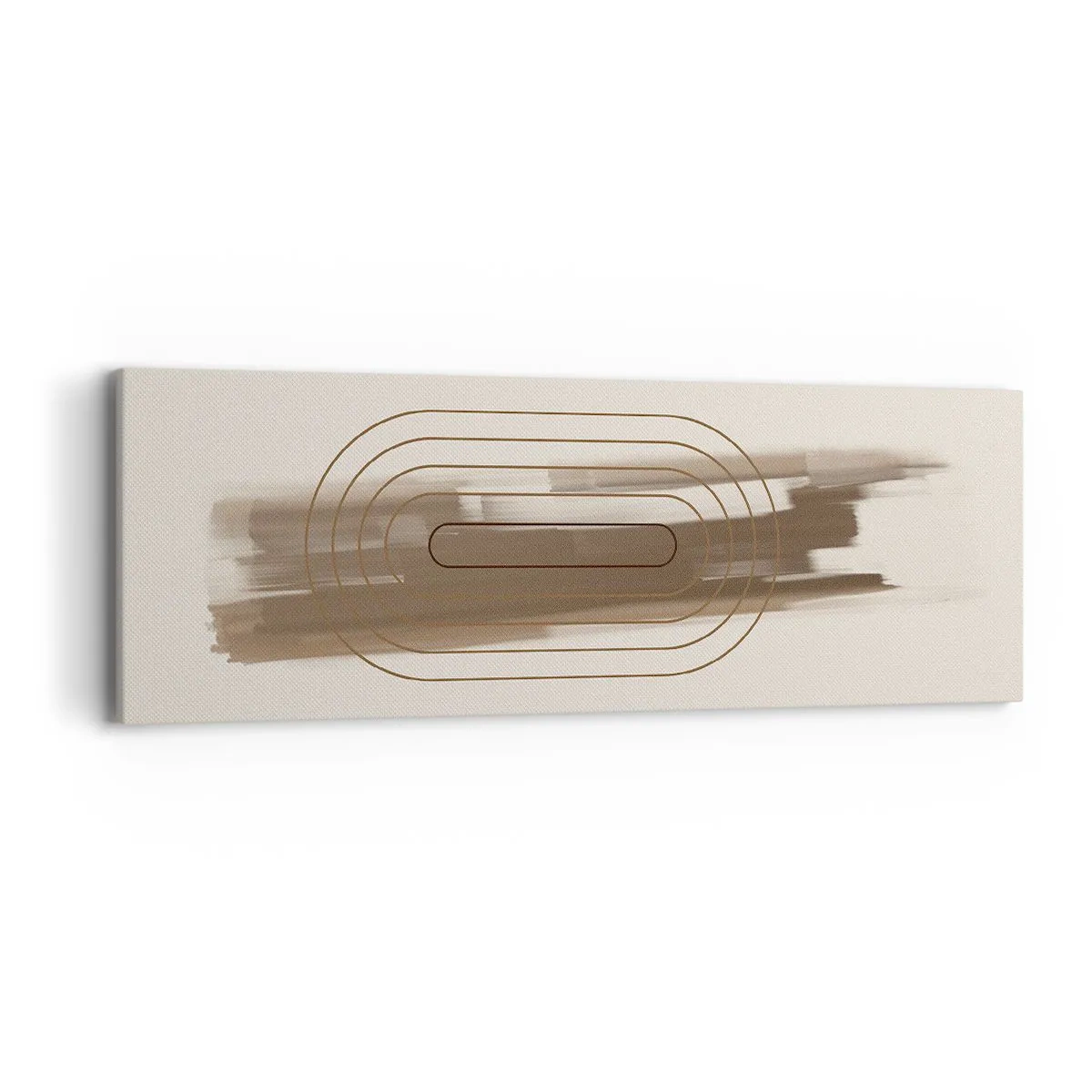 Quadro em tela - Um sopro de cinza - 90x30 cm