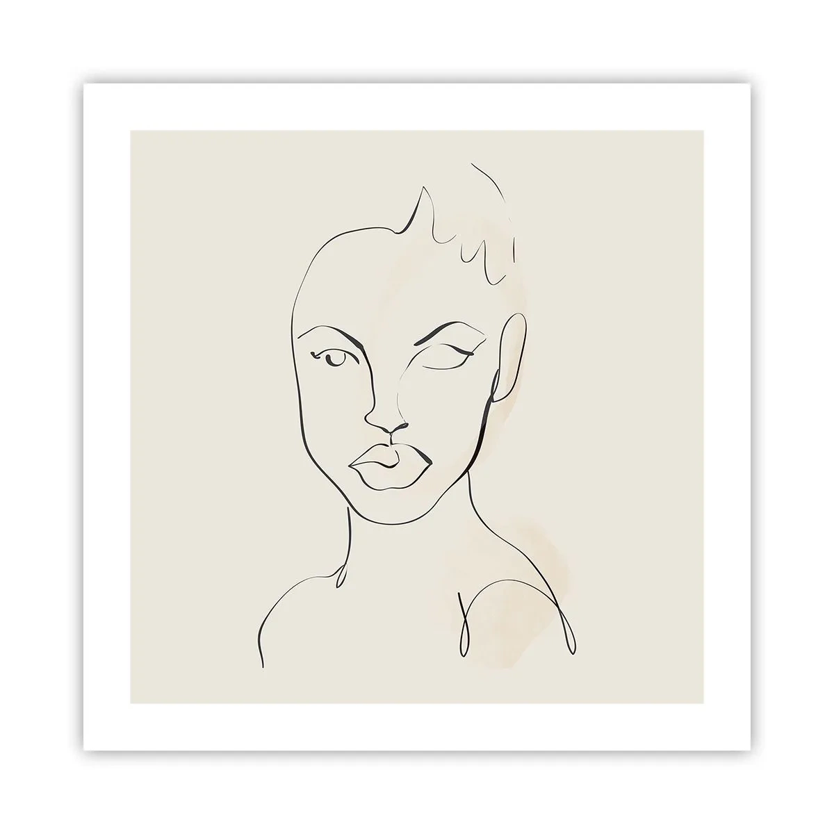 Pôster - Esboço da sensualidade - 50x50 cm