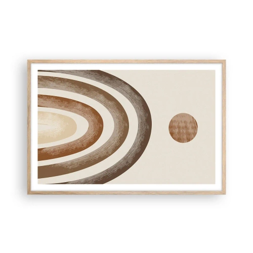 Pôster com moldura de carvalho claro - Numa galáxia muito distante - 91x61 cm