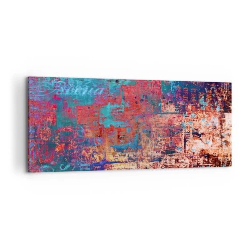 Quadro em tela - Memória e esquecimento - 100x40 cm