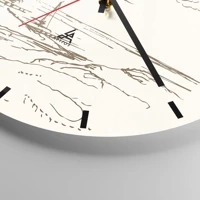 Mostrador com traços