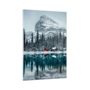 Quadro em vidro - Retiro canadense - 80x120 cm