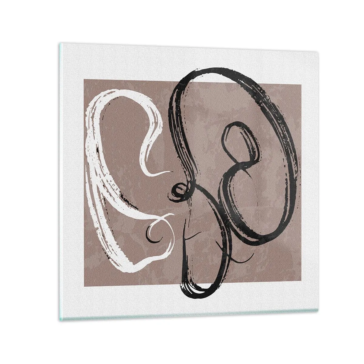 Quadro em vidro - Composição – a busca pela plenitude - 70x70 cm