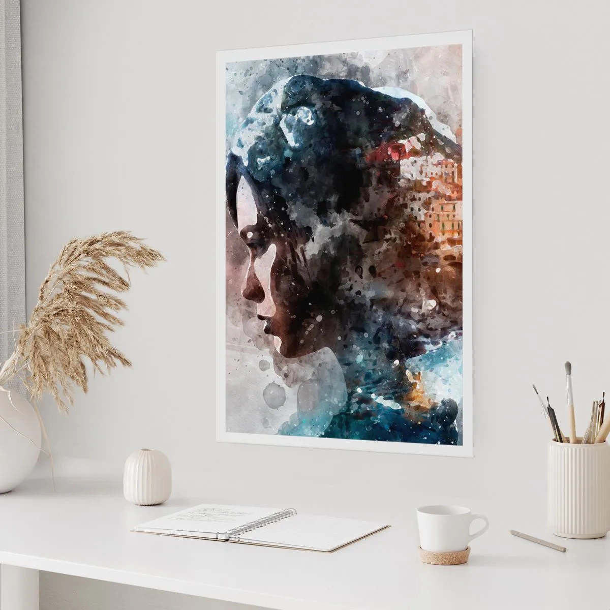 Pôster - Uma história sobre uma menina e uma cidade ao fundo - 61x91 cm