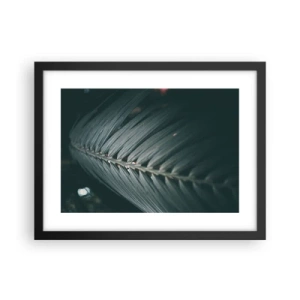 Pôster com moldura preta - A precisão da natureza - 40x30 cm