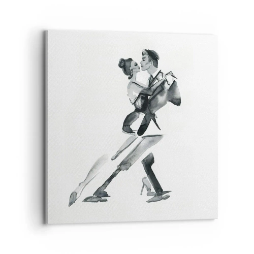 Quadro em tela - Num só ritmo - 70x70 cm